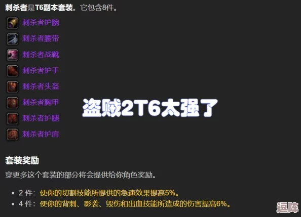 魔兽盗贼T6套装：高效材料获取策略与指南！
